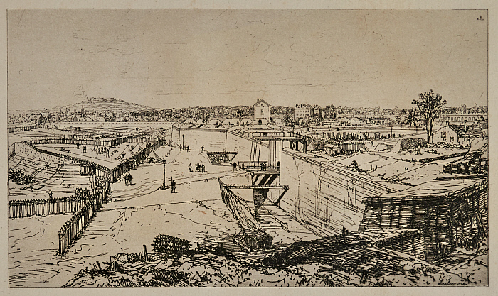 View of Fortifications with Cityscape in Distance Slider Image 2